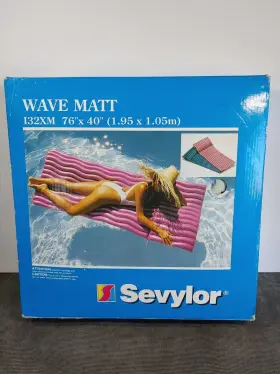 089736452321 SEVYLOR Wave Matt Inflatable Raft Float Pool #3