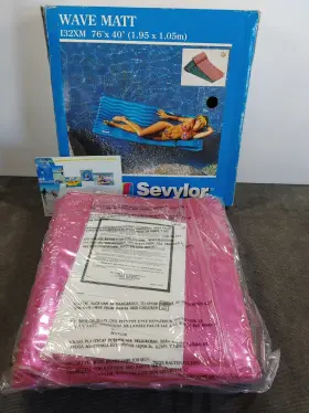 089736452321 SEVYLOR Wave Matt Inflatable Raft Float Pool