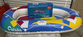 GK200 SEVYLOR Catalina Inflatable Boat Raft Float Box Oars
