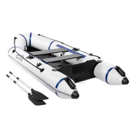 S001 SKING Inflatable Fishing Boat Raft Dinghy Pontoon Pump