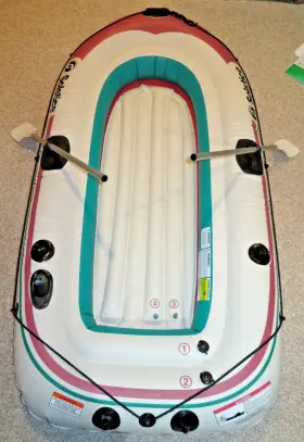 30400-30401 SOLSTICE Voyager Person Inflatable Fishing Boat #2