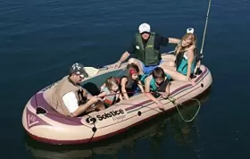 30800 SOLSTICE Voyager Inflatable Fishing Boat Dual Swivel #2