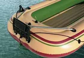 30800 SOLSTICE Voyager Inflatable Fishing Boat Dual Swivel #3