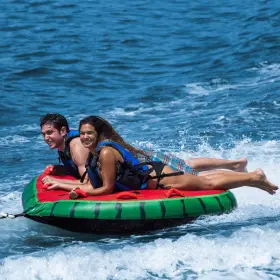 723815222022 SOLSTICE Inflatable Rider Watermelon Towable #3