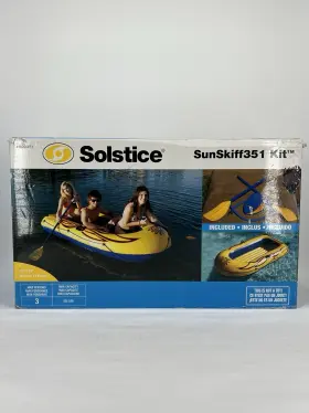 B29351 SOLSTICE Sunskiff Inflatable Boat Dingy Person Water