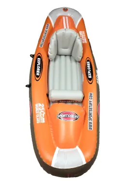 52-3105 SPORTSSTUFF Explorer Inflatable Kayak Set Paddle Box