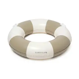 S51SPRBL SUNNYLIFE Rustico Driftwood Stripe Tube Pool Ring