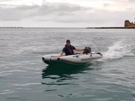 T260LX TAKACAT Inflatable Catamaran Boat Motor #3
