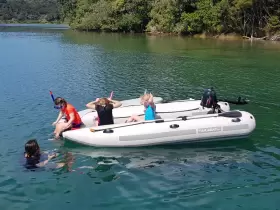 T300LX TAKACAT Inflatable Catamaran Boat Motor #3