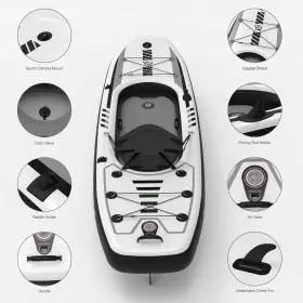 SNBOAT001 TIGERXBANG Inflatable Kayak Seat Sup Set