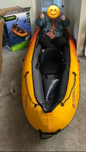 821808047925 TOBIN SPORTS Wavebreak Inflatable Kayak #2