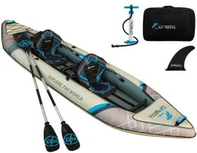 653998494278 UPWELL Inflatable Recreational Kayak Person