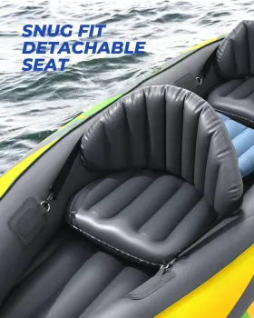 648722362084 VALWIX Person Inflatable Kayak Sun Canopy Seats #3