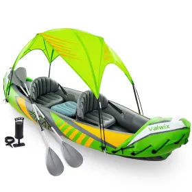 648722362084 VALWIX Person Inflatable Kayak Sun Canopy Seats