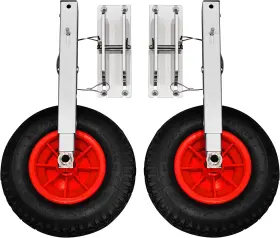 313028727706 VESSELS Inflatable Boat Transom Launch Wheels