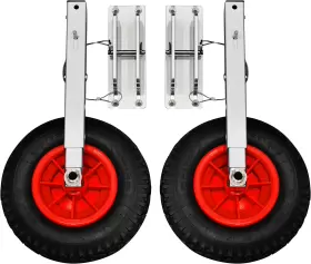 313049919968 VESSELS Inflatable Boat Transom Launch Wheels