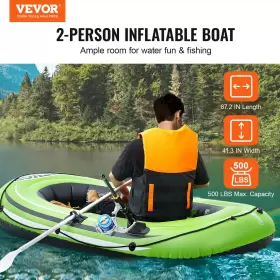 197988632450 VEVOR Inflatable Boat Fishing Pvc Boa