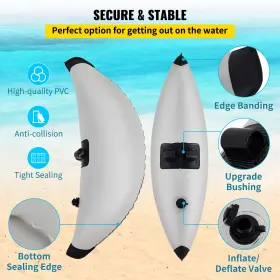 840281543915 VEVOR Kayak Outrigger Stabilizers Fishing Boats #2