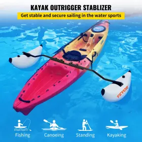 840281543915 VEVOR Kayak Outrigger Stabilizers Fishing Boats