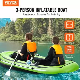 LH-18113 VEVOR Inflatable Boat Pvc Oars High Pump #2