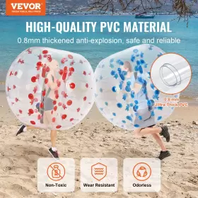 V458699 VEVOR Inflatable Bumper Balls Body Sumo Zorb Teen