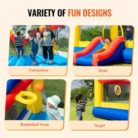 VB555699 VEVOR Inflatable Bounce House High Playhouse #3