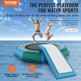 VBH775588 VEVOR Inflatable Water Bounce Plateform Platform