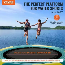 VWB11566 VEVOR Inflatable Water Bouncing Pad Recreational