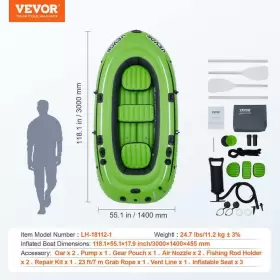 YCK5RK0000001E0ROV0 VEVOR Inflatable Boat Paddles #2