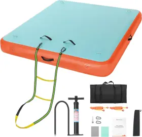 W-FD-2 WARMOUNTS Inflatable Floating Dock Air Platform Water