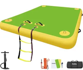 8FTX6FTX6IN WAUFFUA Inflatable Floating Dock Air Platform