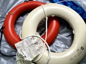 S131 ZODIAC Inflatable Boat Wood Floor Apco Rings #3