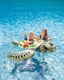 Intex 57555EP 75 inch Realistic Sea Turtle Swimming Pool Inflatable Ride On