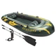 INTEX Seahawk 4 Inflatable Rafting/Fishing Boat Set | 68351EP (Used)