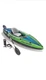 Intex Challenger K1 One Person Inflatable Kayak Kit with Carry Bag, Oar & Pump