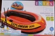 Intex Explorer 300 3Person Inflatable Boat Set with 2 Oars and High Output Pump