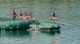 Island Hopper Double Blaster Attachment for Water Trampoline In Natural Green