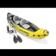 Intex Explorer K2 Inflatable Kayak w/ 2 Paddles, Fin, 2 Seats, air pump, & bag