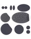 aZengear Repair Patches for Down Jackets - Different Sizes, Dark Grey