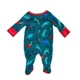 NWT Cat & Jack Christmas Dinosaur Pajamas Size 0-3 M