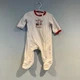 Little Me &ldquo;My First Christmas&rdquo; Footed Sleeper (3M)