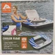 Inflatable Cooler Float Holds 24-48 Quart Cooler Ozark Trail Buckles Cup Holders