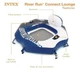Intex 58854EP River Run Connect Lounge Inflatable Floating Tube