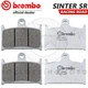 BRAKE PADS Anterior Brembo SR Sinter Triumph Tiger Explorer 1200 2012-2014