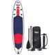 Aqua Leisure 11' Inflatable Stand-UP Paddleboard Drop Stitch W/Oversized...