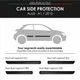 Side Molding Bumper Protectors For AUDI A1 2010 With 3M Double-Sided Tape