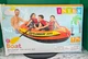 Intex Explorer 300 3 Person Inflatable Boat Set w/ 2 Oars & Air Pump MAX 410 lbs