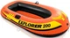 INTEX Explorer Inflatable Boat Series: Dual Air Chambers &ndash; 2 Person, Orange 