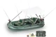 Sea Eagle STS10 Watersnake Motor Canopy Package Inflatable Fishing Boat Runabout