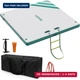 Inflatable Floating Dock Air Dock Platform Non-Slip Surface Thick Lake Floats wi
